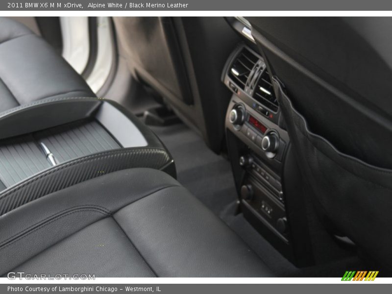 Alpine White / Black Merino Leather 2011 BMW X6 M M xDrive