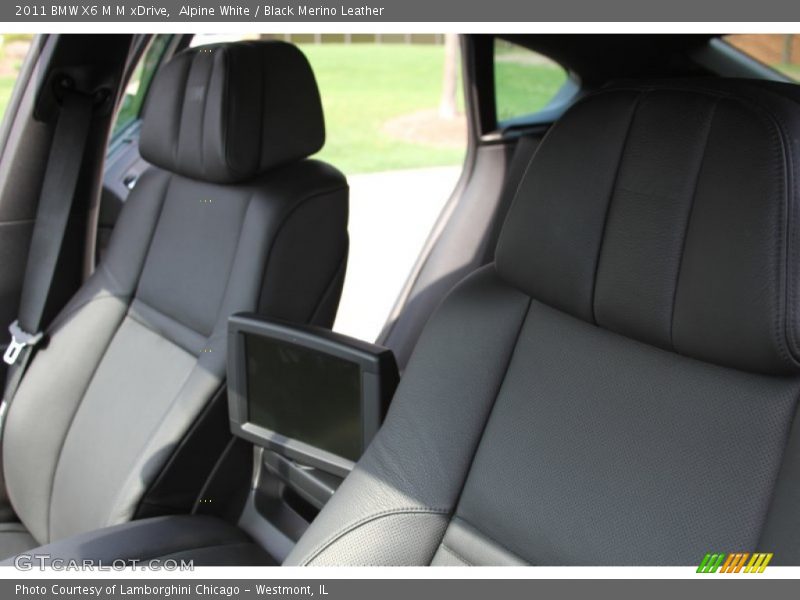Alpine White / Black Merino Leather 2011 BMW X6 M M xDrive