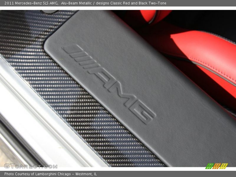 Alu-Beam Metallic / designo Classic Red and Black Two-Tone 2011 Mercedes-Benz SLS AMG
