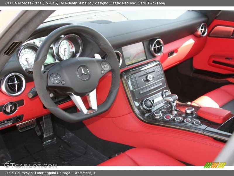 designo Classic Red and Black Two-Tone Interior - 2011 SLS AMG 