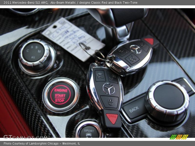 Keys of 2011 SLS AMG