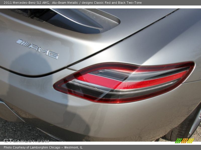 Alu-Beam Metallic / designo Classic Red and Black Two-Tone 2011 Mercedes-Benz SLS AMG