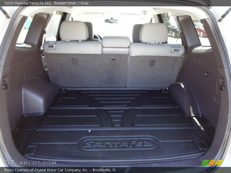 Radiant Silver / Gray 2010 Hyundai Santa Fe GLS