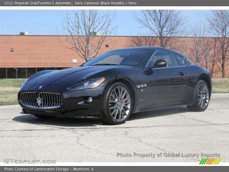 Nero Carbonio (Black Metallic) / Nero 2012 Maserati GranTurismo S Automatic