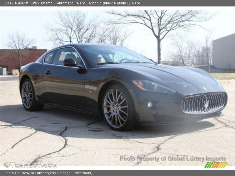 Nero Carbonio (Black Metallic) / Nero 2012 Maserati GranTurismo S Automatic