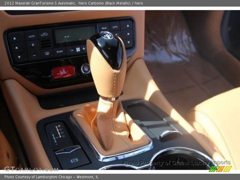 Nero Carbonio (Black Metallic) / Nero 2012 Maserati GranTurismo S Automatic