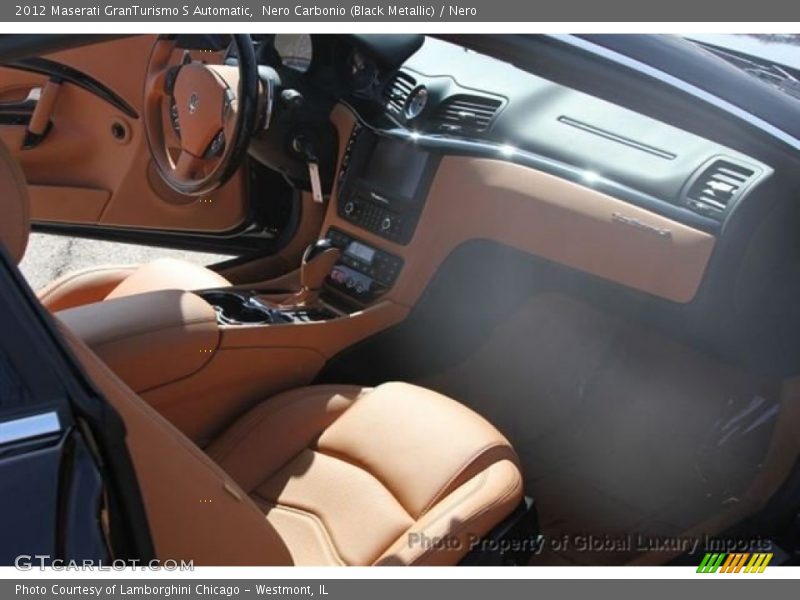 Nero Carbonio (Black Metallic) / Nero 2012 Maserati GranTurismo S Automatic
