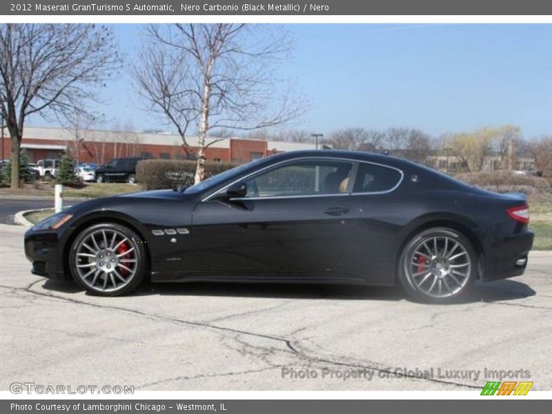 Nero Carbonio (Black Metallic) / Nero 2012 Maserati GranTurismo S Automatic