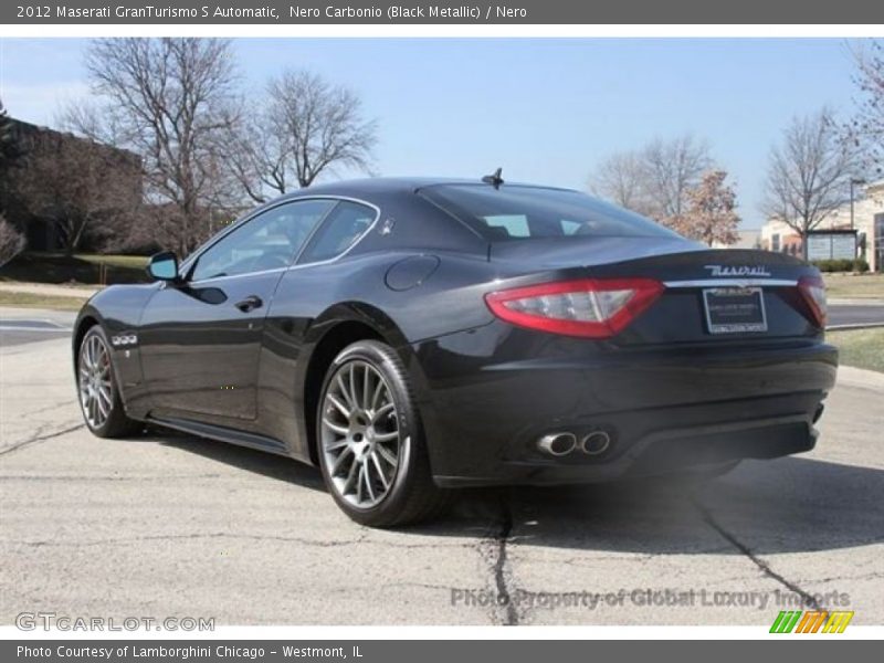 Nero Carbonio (Black Metallic) / Nero 2012 Maserati GranTurismo S Automatic