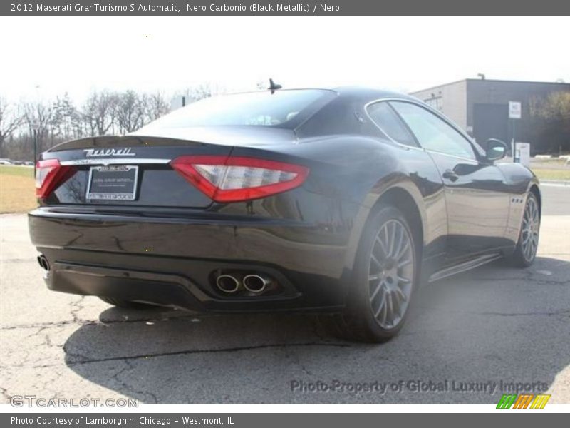 Nero Carbonio (Black Metallic) / Nero 2012 Maserati GranTurismo S Automatic