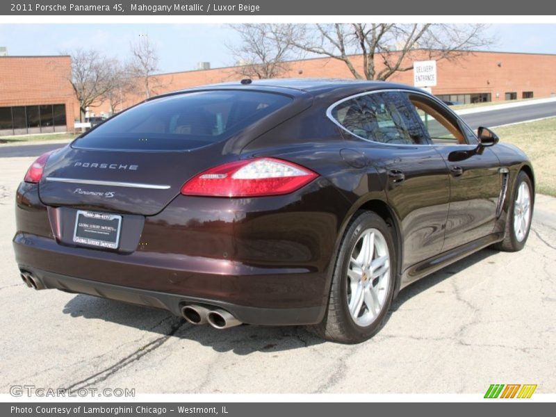 Mahogany Metallic / Luxor Beige 2011 Porsche Panamera 4S