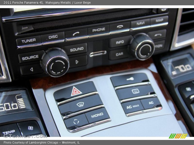 Mahogany Metallic / Luxor Beige 2011 Porsche Panamera 4S