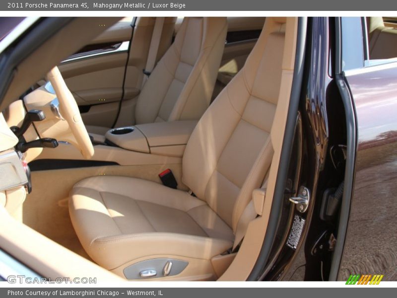 Mahogany Metallic / Luxor Beige 2011 Porsche Panamera 4S