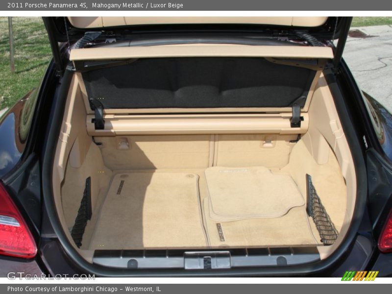 Mahogany Metallic / Luxor Beige 2011 Porsche Panamera 4S