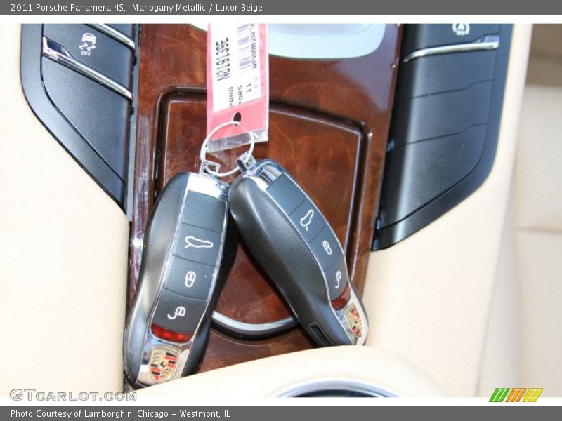 Mahogany Metallic / Luxor Beige 2011 Porsche Panamera 4S