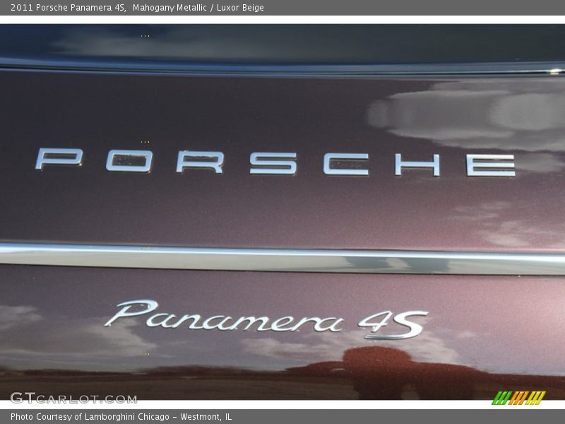 Mahogany Metallic / Luxor Beige 2011 Porsche Panamera 4S