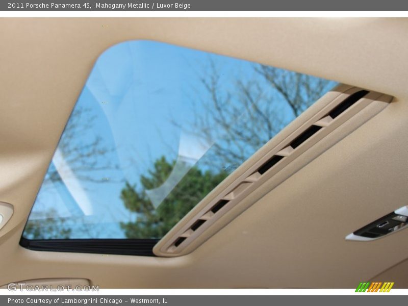 Mahogany Metallic / Luxor Beige 2011 Porsche Panamera 4S