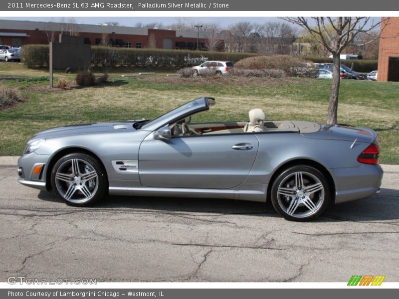  2011 SL 63 AMG Roadster Palladium Silver Metallic