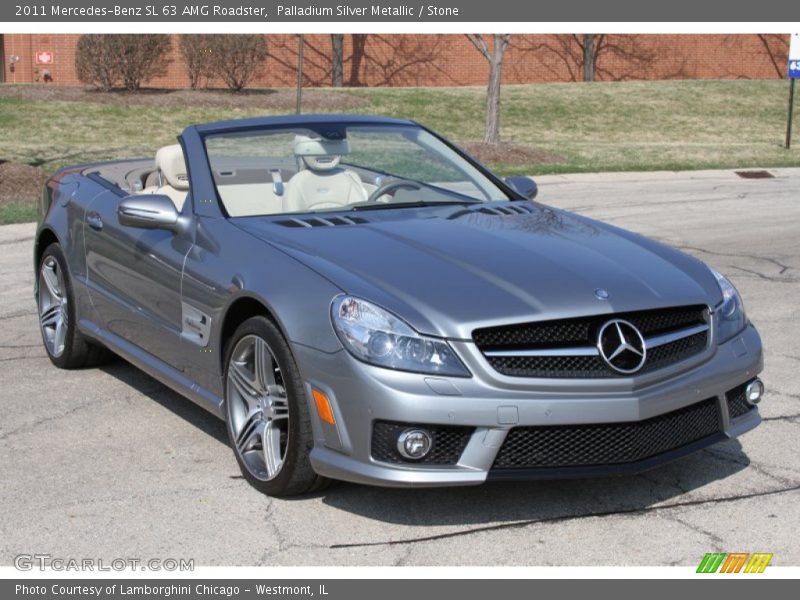 Front 3/4 View of 2011 SL 63 AMG Roadster