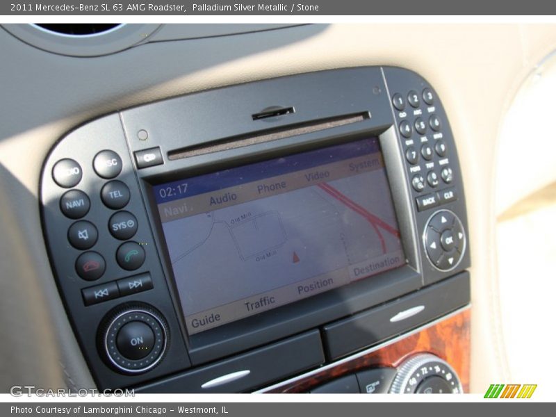 Palladium Silver Metallic / Stone 2011 Mercedes-Benz SL 63 AMG Roadster