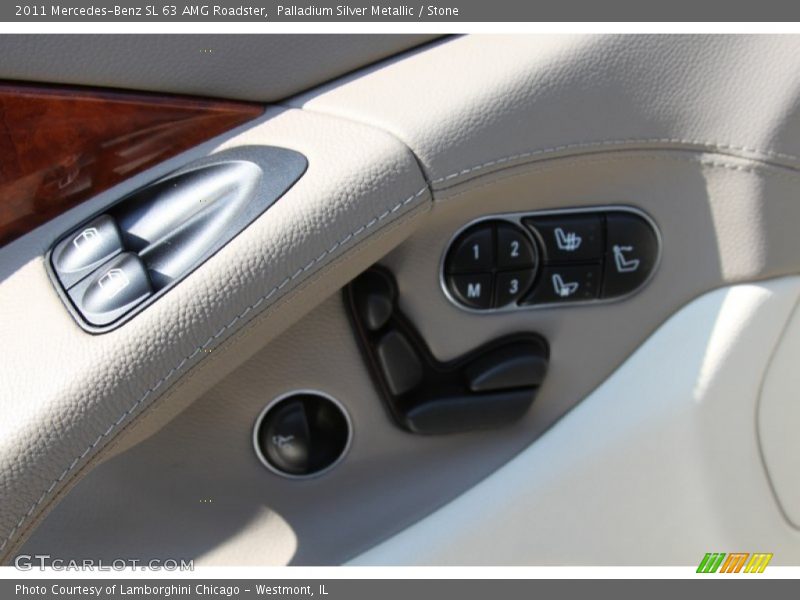 Palladium Silver Metallic / Stone 2011 Mercedes-Benz SL 63 AMG Roadster