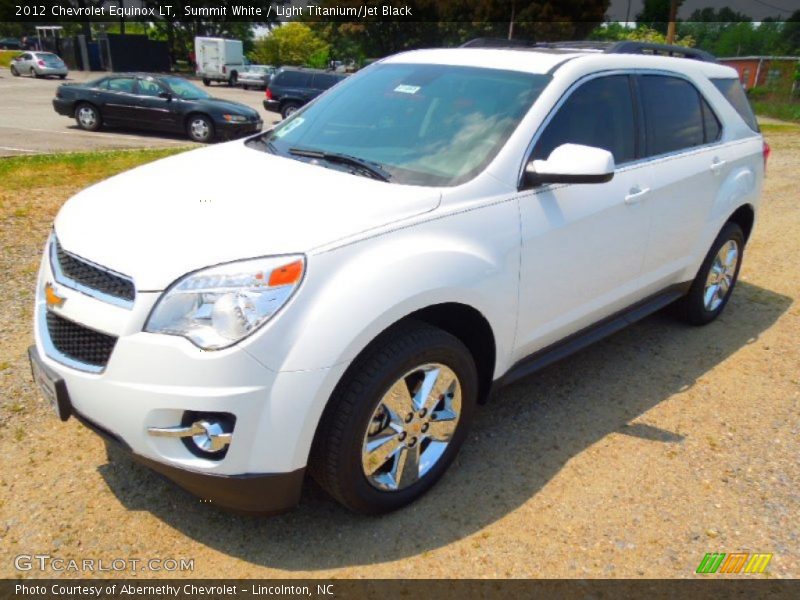 Summit White / Light Titanium/Jet Black 2012 Chevrolet Equinox LT