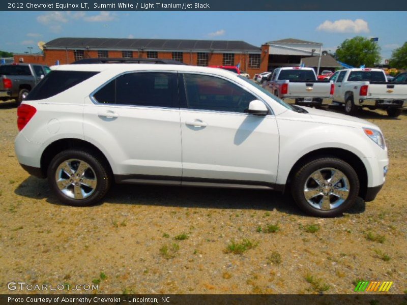 Summit White / Light Titanium/Jet Black 2012 Chevrolet Equinox LT