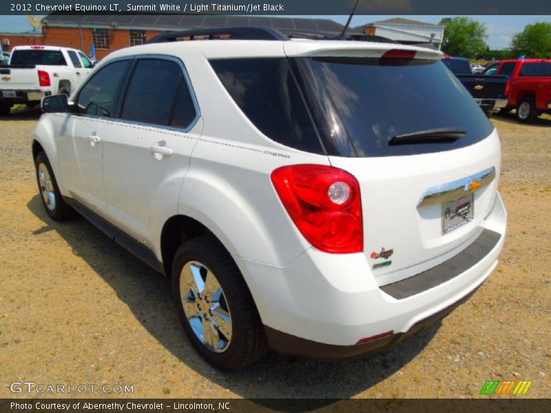 Summit White / Light Titanium/Jet Black 2012 Chevrolet Equinox LT