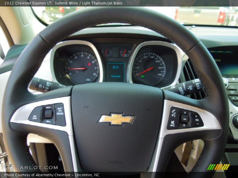 Summit White / Light Titanium/Jet Black 2012 Chevrolet Equinox LT