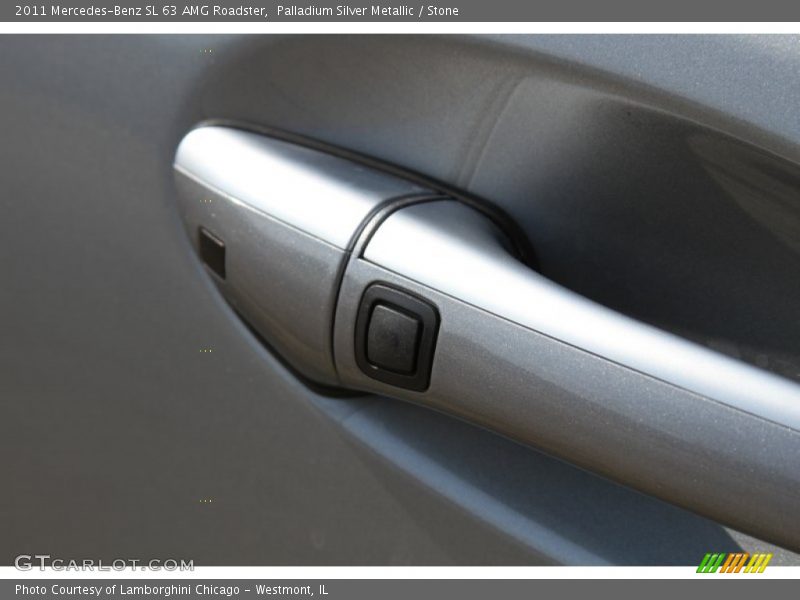 Palladium Silver Metallic / Stone 2011 Mercedes-Benz SL 63 AMG Roadster