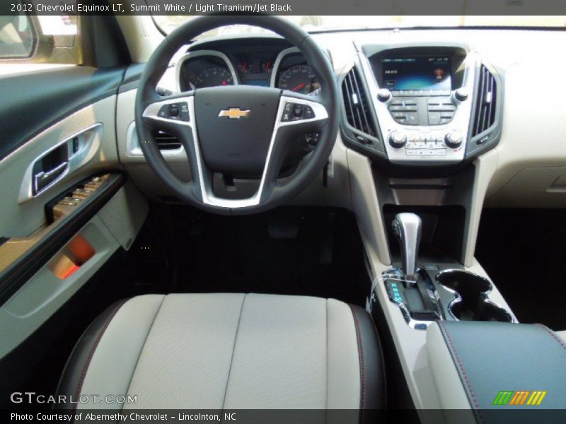 Summit White / Light Titanium/Jet Black 2012 Chevrolet Equinox LT