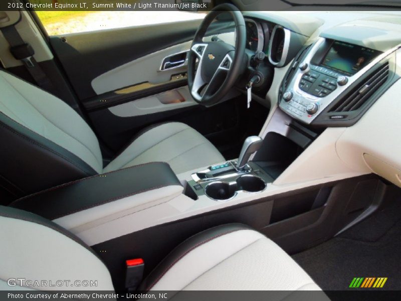 Summit White / Light Titanium/Jet Black 2012 Chevrolet Equinox LT