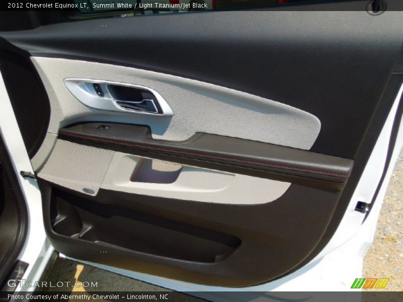 Summit White / Light Titanium/Jet Black 2012 Chevrolet Equinox LT