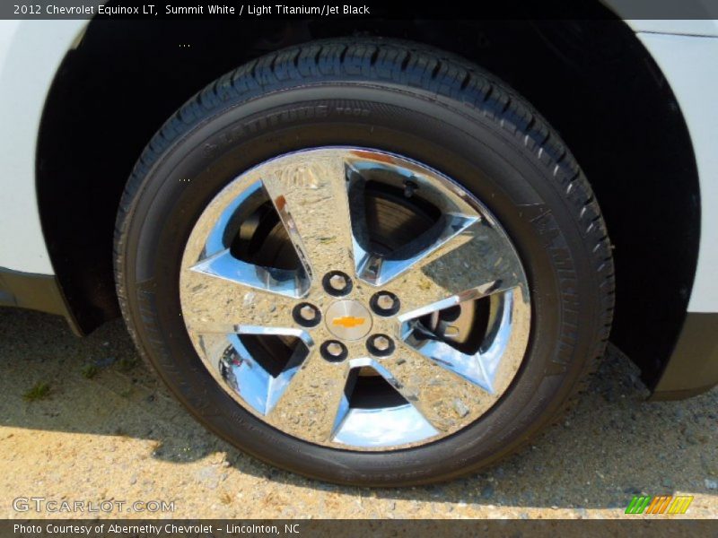 Summit White / Light Titanium/Jet Black 2012 Chevrolet Equinox LT