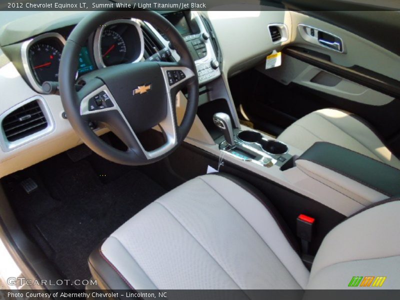 Summit White / Light Titanium/Jet Black 2012 Chevrolet Equinox LT