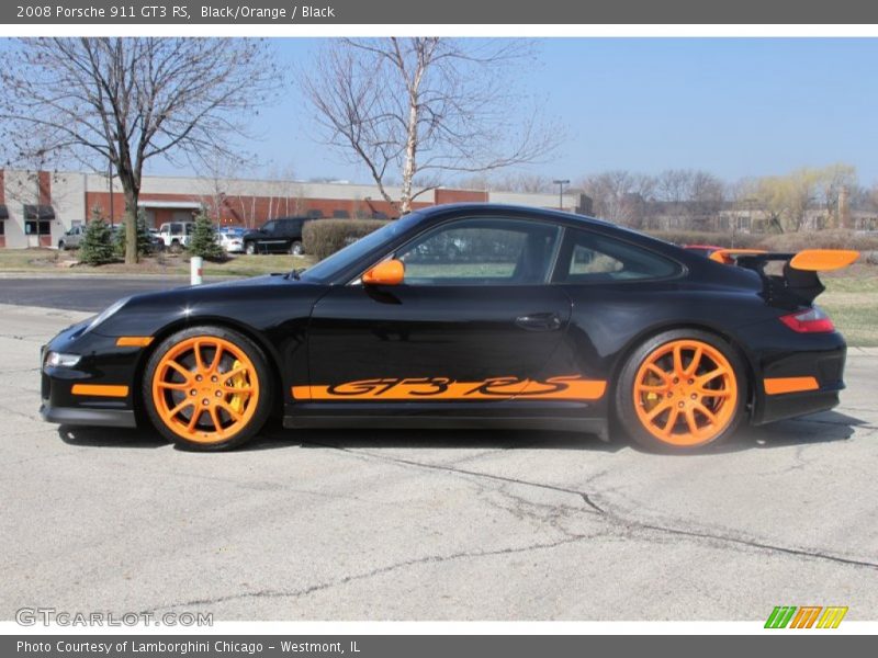 Black/Orange / Black 2008 Porsche 911 GT3 RS