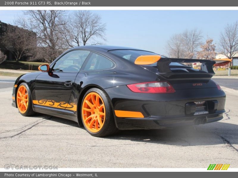Black/Orange / Black 2008 Porsche 911 GT3 RS