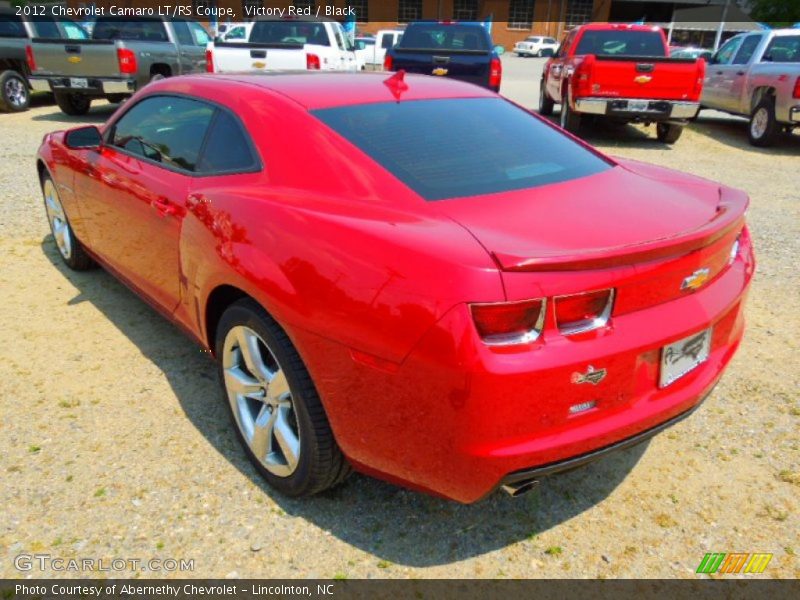 Victory Red / Black 2012 Chevrolet Camaro LT/RS Coupe