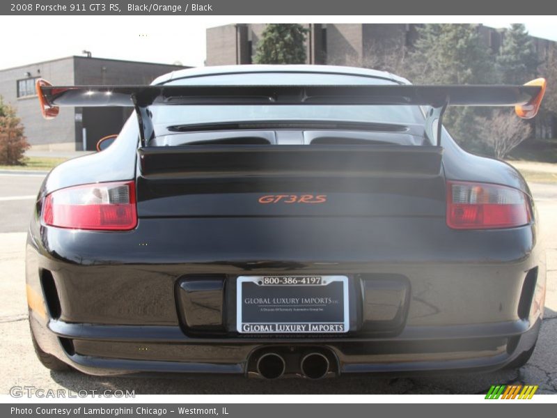 Black/Orange / Black 2008 Porsche 911 GT3 RS