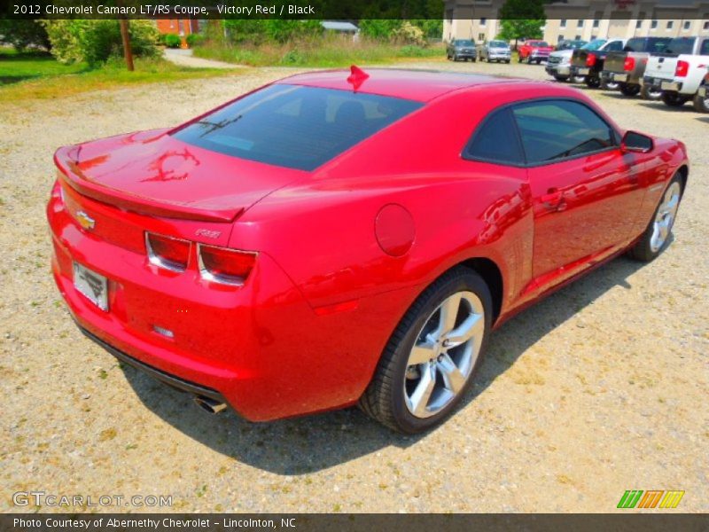 Victory Red / Black 2012 Chevrolet Camaro LT/RS Coupe
