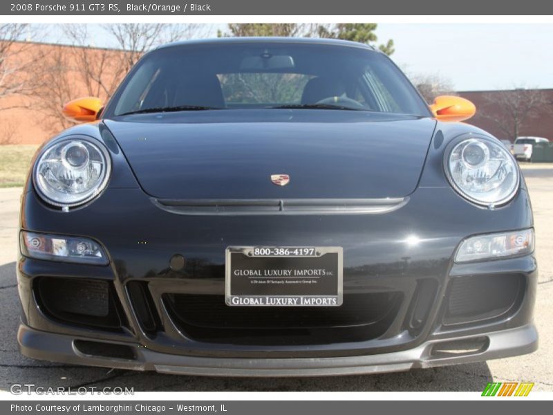 Black/Orange / Black 2008 Porsche 911 GT3 RS