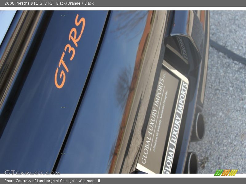 Black/Orange / Black 2008 Porsche 911 GT3 RS