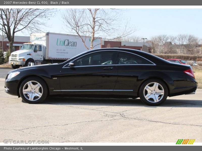 Black / Black 2007 Mercedes-Benz CL 600