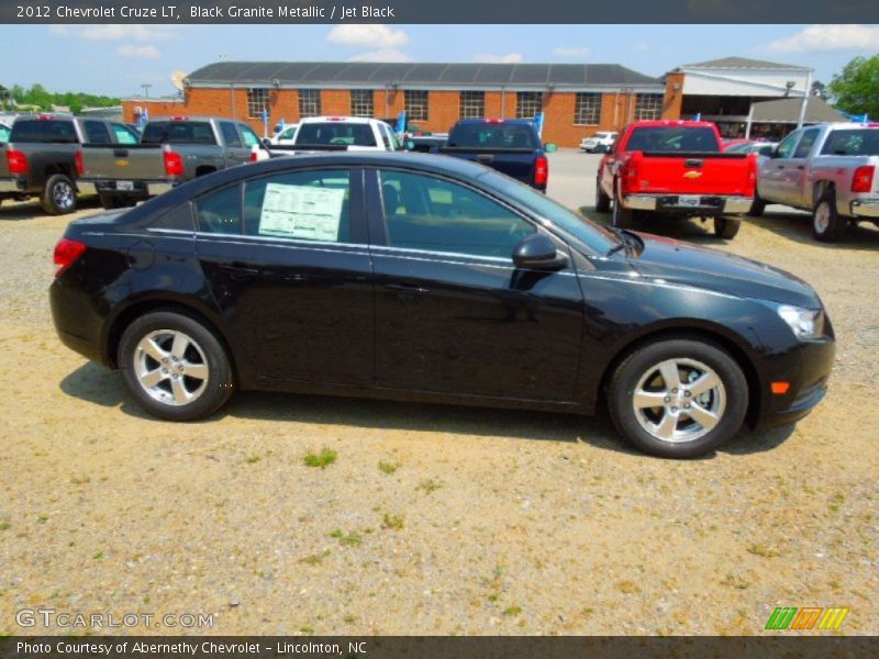 Black Granite Metallic / Jet Black 2012 Chevrolet Cruze LT