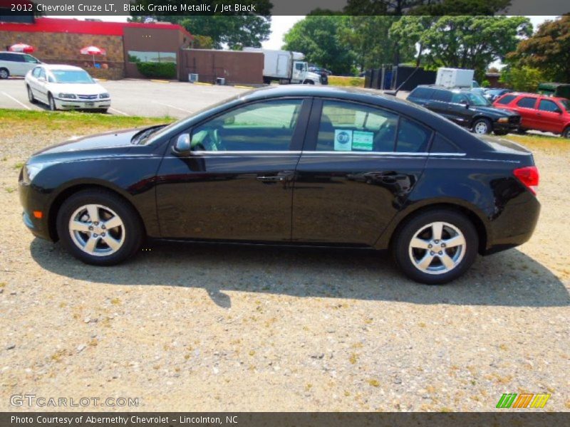 Black Granite Metallic / Jet Black 2012 Chevrolet Cruze LT