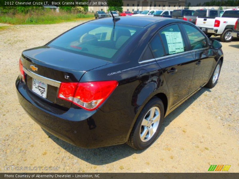 Black Granite Metallic / Jet Black 2012 Chevrolet Cruze LT