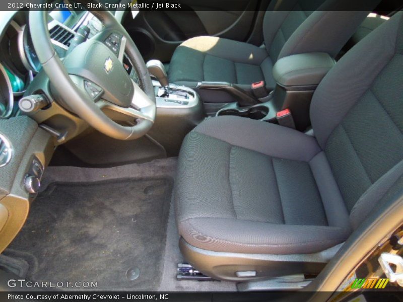 Black Granite Metallic / Jet Black 2012 Chevrolet Cruze LT