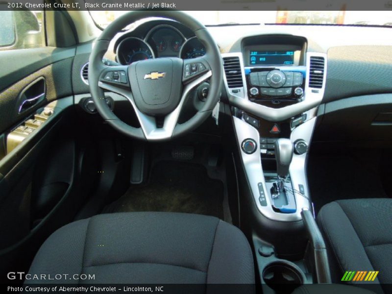 Black Granite Metallic / Jet Black 2012 Chevrolet Cruze LT
