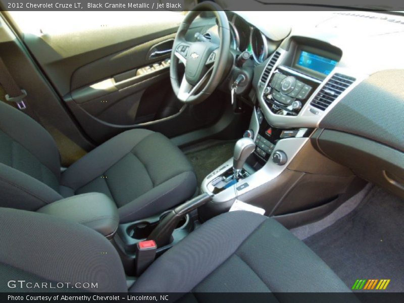 Black Granite Metallic / Jet Black 2012 Chevrolet Cruze LT