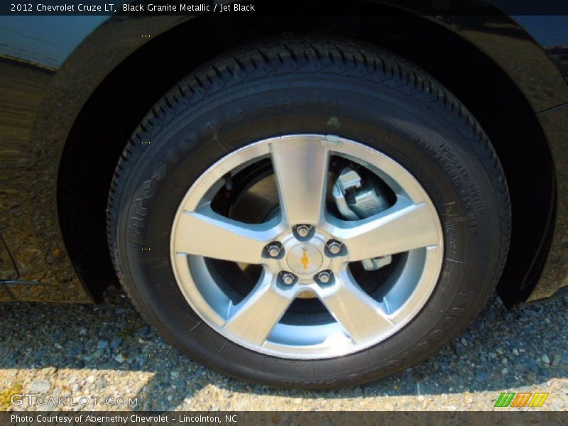 Black Granite Metallic / Jet Black 2012 Chevrolet Cruze LT